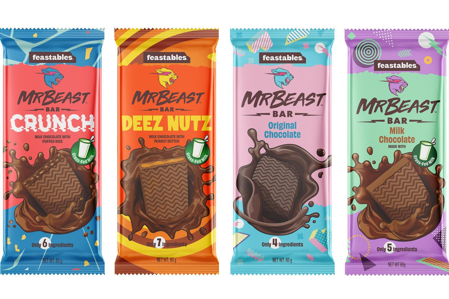 Feastables Mr. Beast Original Barra de Chocolate