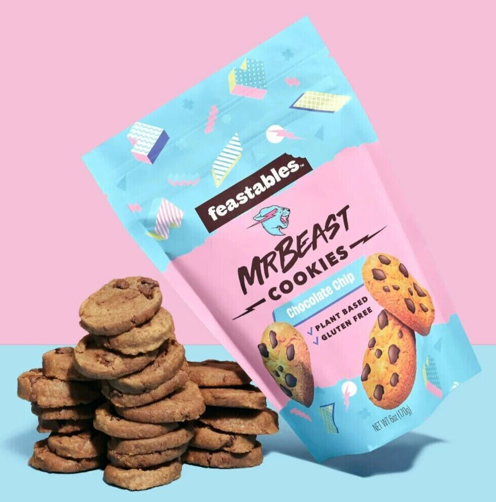 Mr. Beast Feastables Cookies Galletas Con Chispas De Chocolate